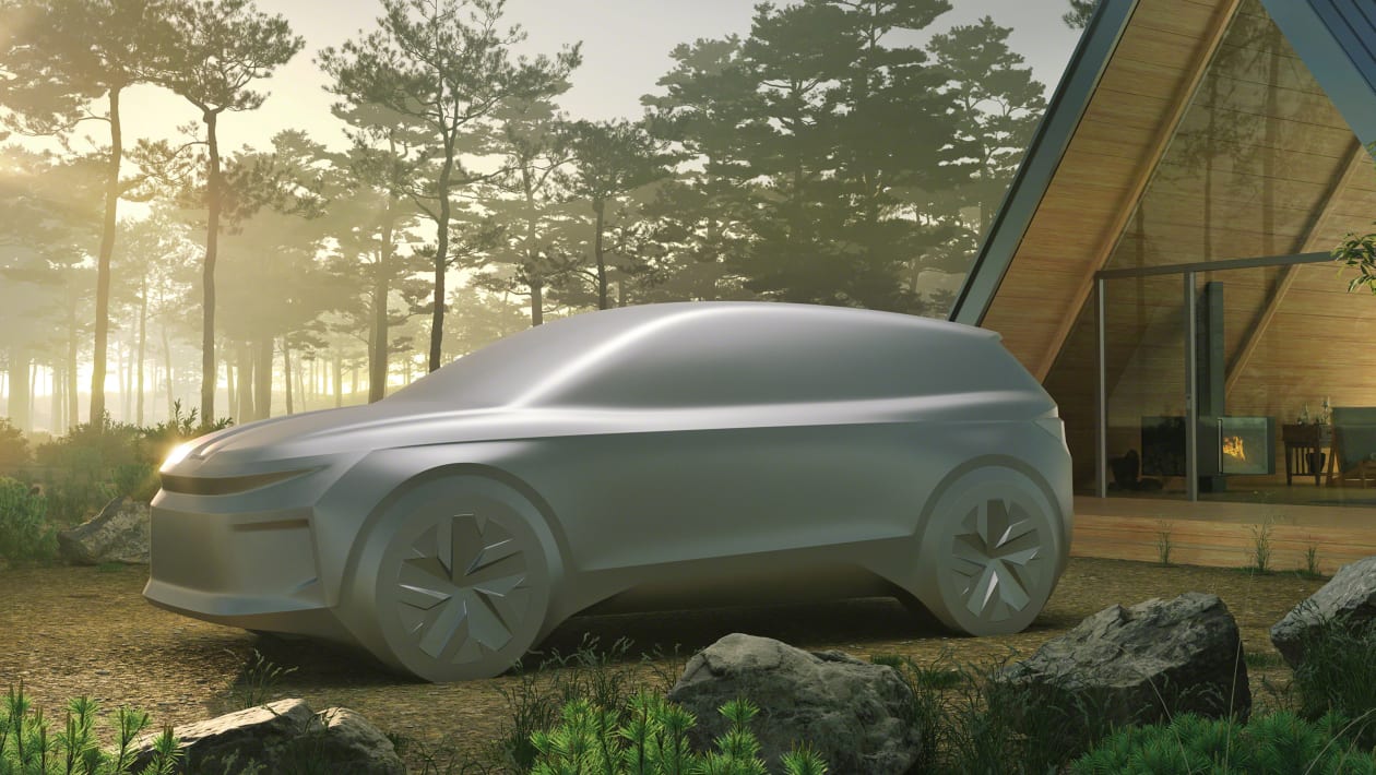 El Nuevo SUV El Ctrico Skoda Elroq Debutar En 2024 Notiulti   Skoda Elroq SUV Sculptures 6 